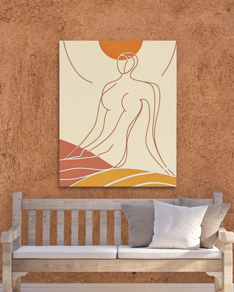 Ebony Night - Contemporary Neutral Canvas Wall Art