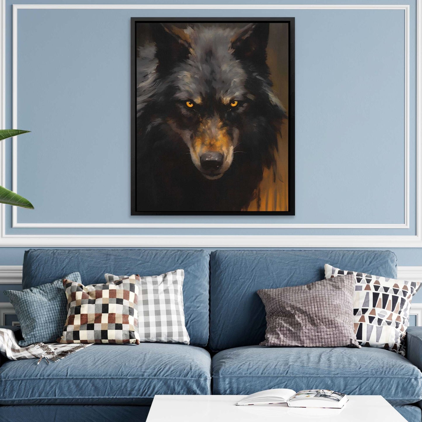 Ebony Spirit - Wall Art in Black Frame