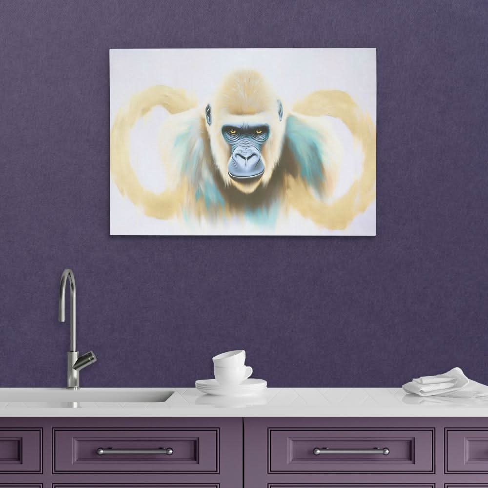 Echoes of the Ancients - Earth Tones Gorilla Canvas Print