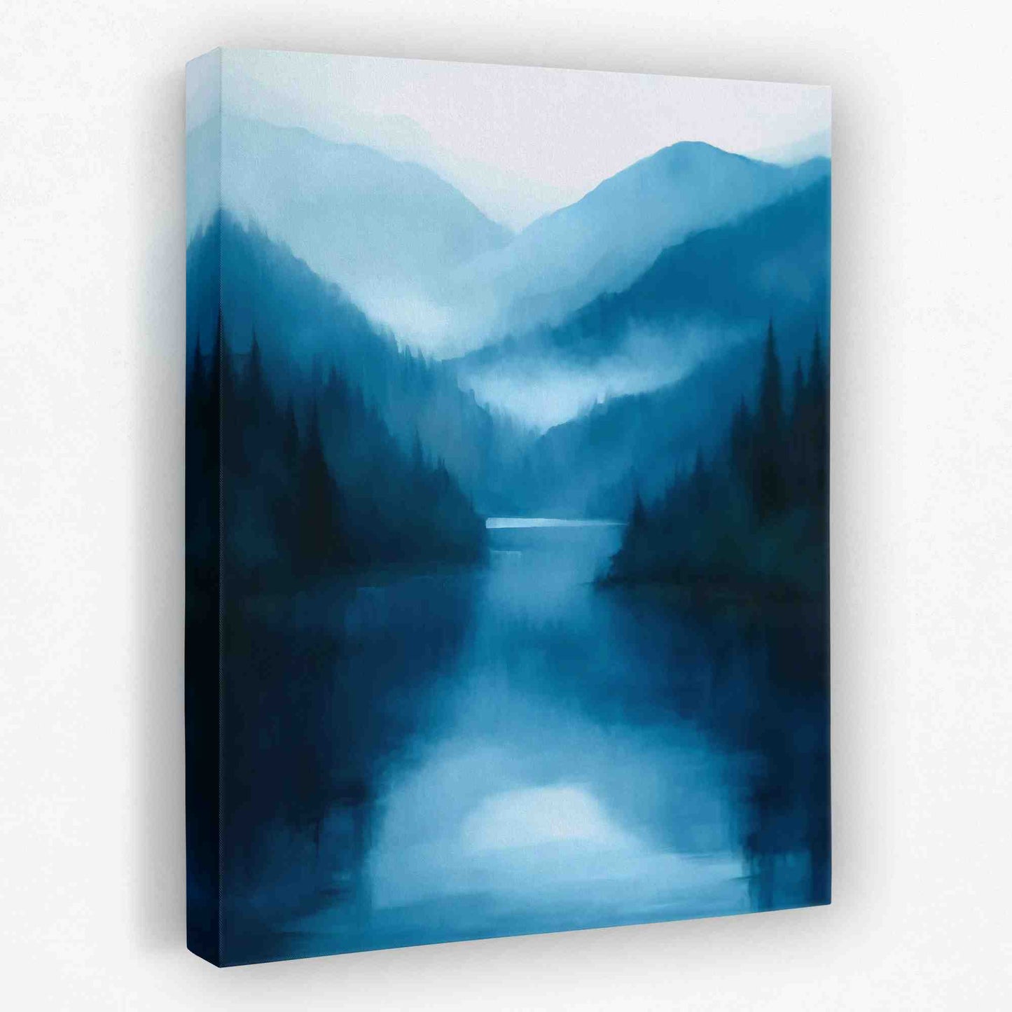 Eco Forest - Lake Canvas Wall Art