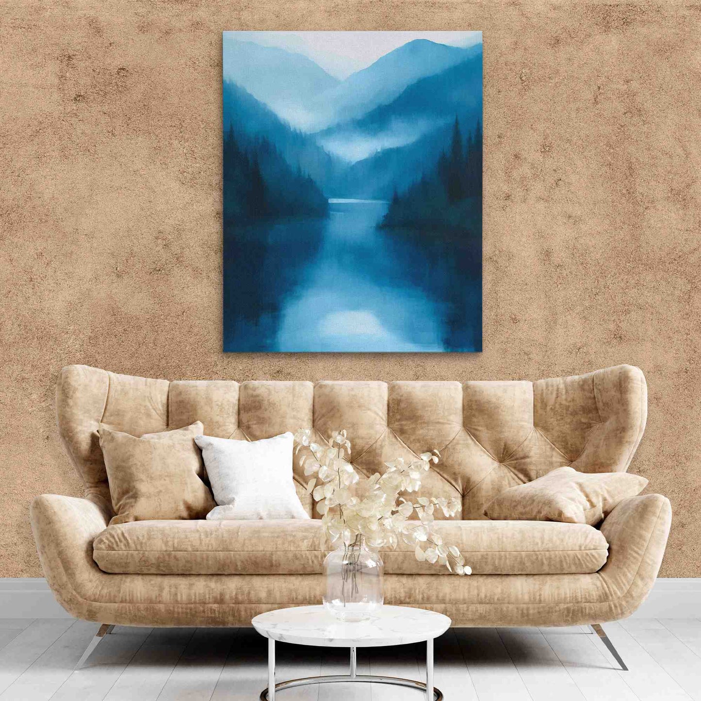 Eco Forest - Large Watercolor Canvas Print