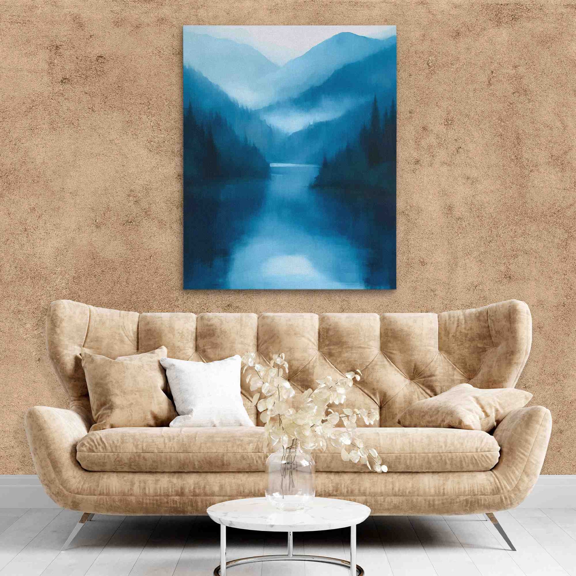 Eco Forest - Large Watercolor Canvas Print