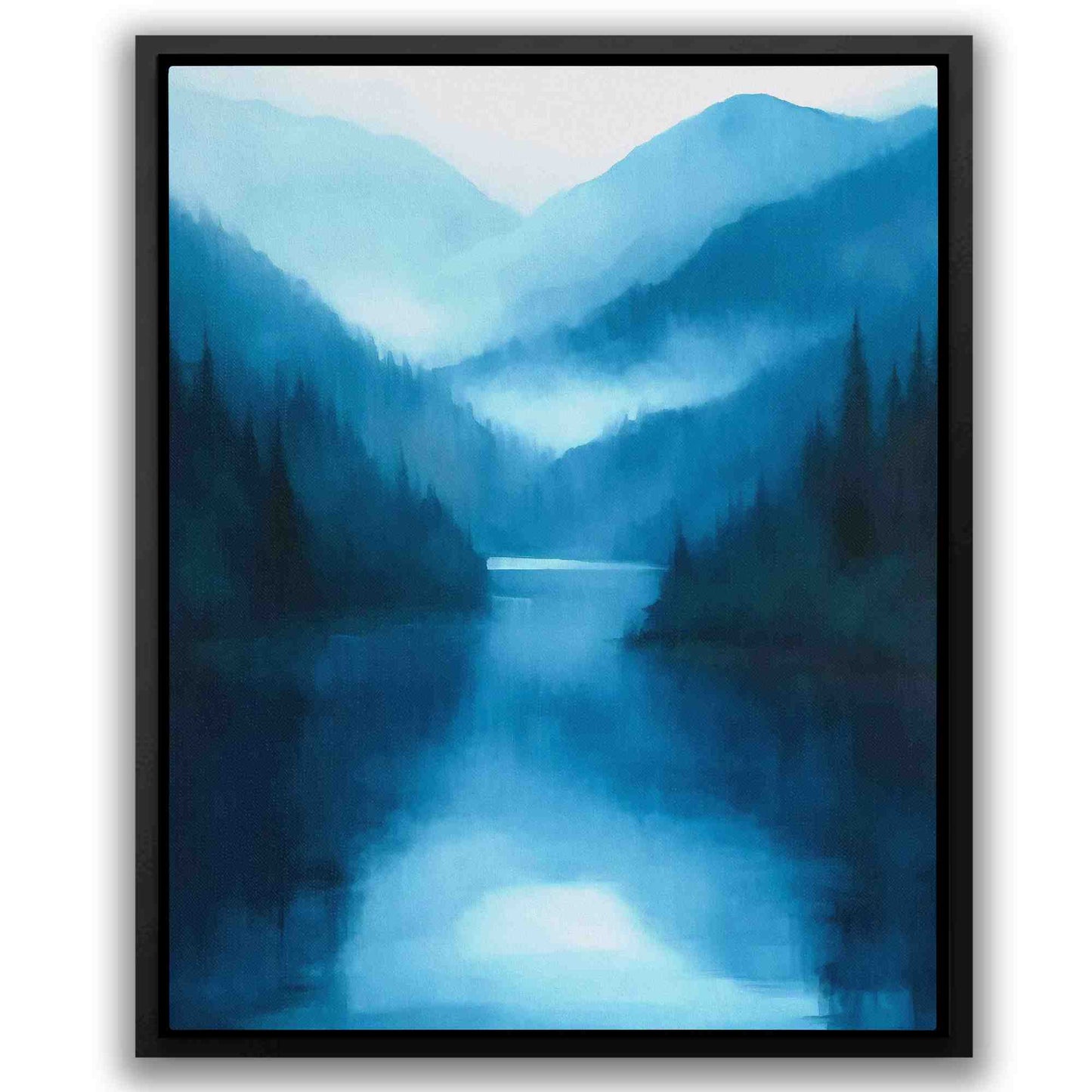 Eco Forest - Blue Mountain Canvas Print