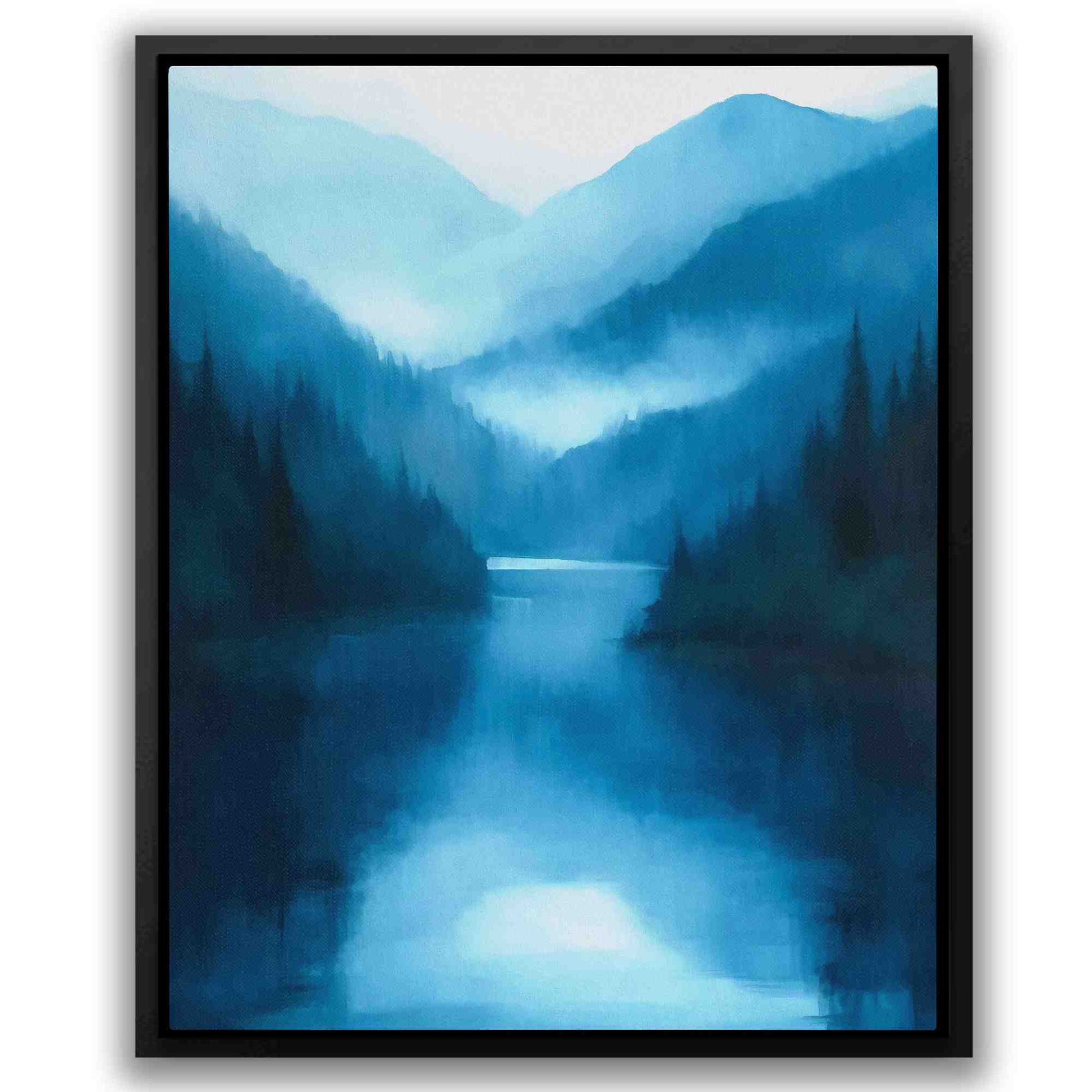 Eco Forest - Blue Mountain Canvas Print