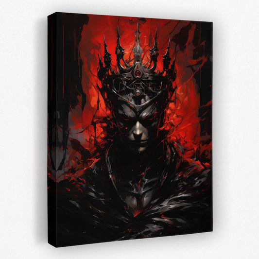 Eerie Regent - Macabre Canvas Wall Art
