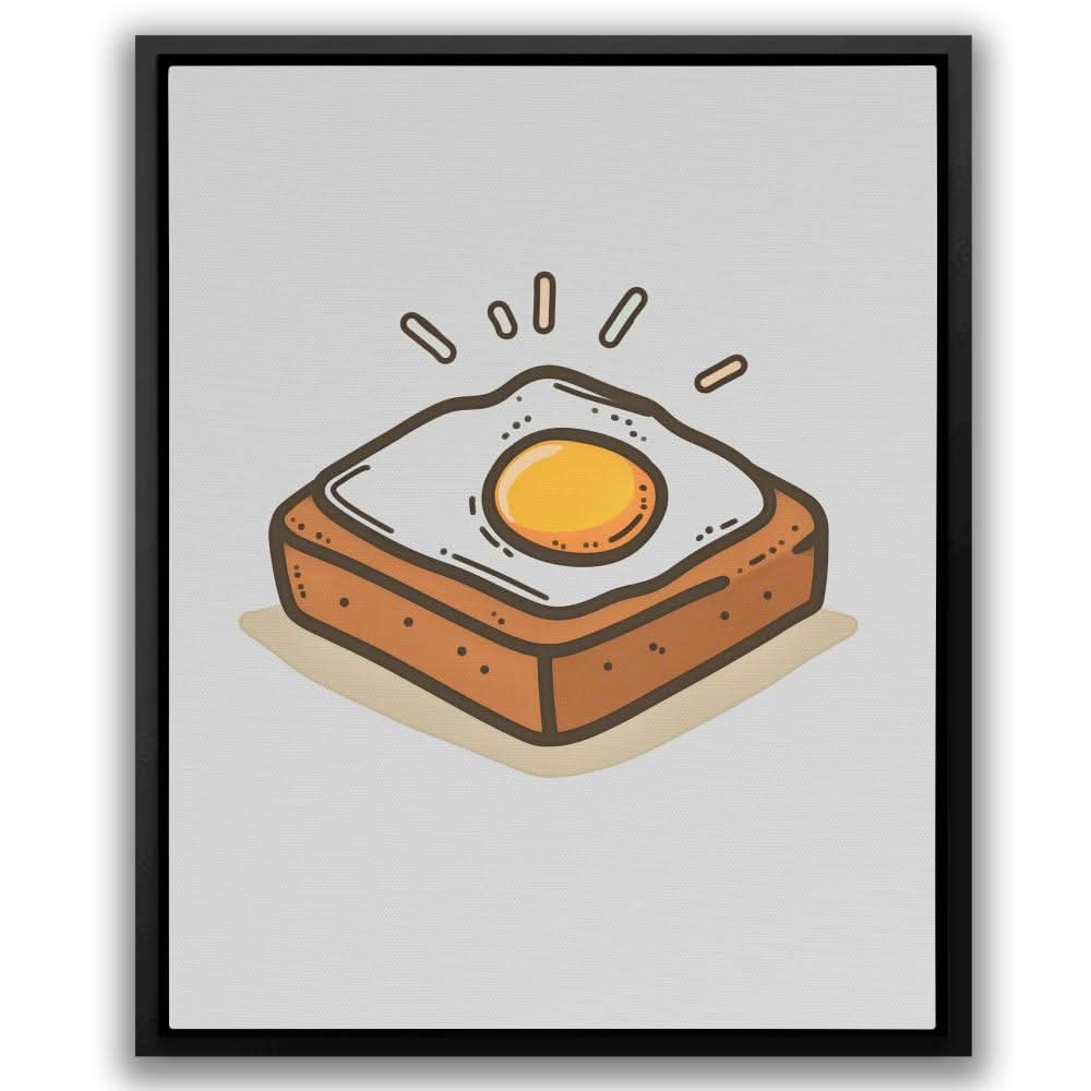 Egg and Toast - Canvas Wall Art