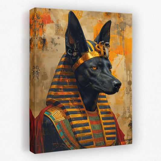 Egyptian Anubis - Ancient Canvas Wall Art