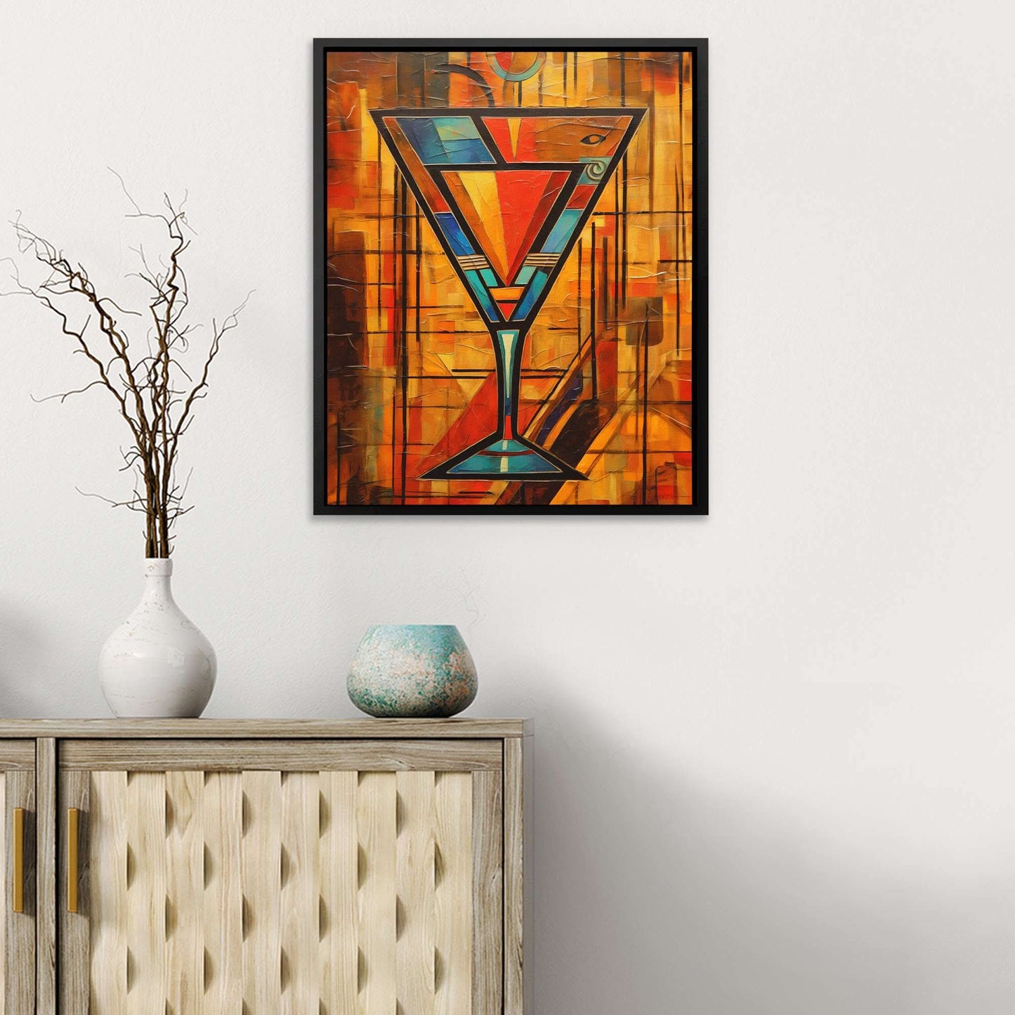 Egyptian Cocktail - Large Abstract Canvas Print