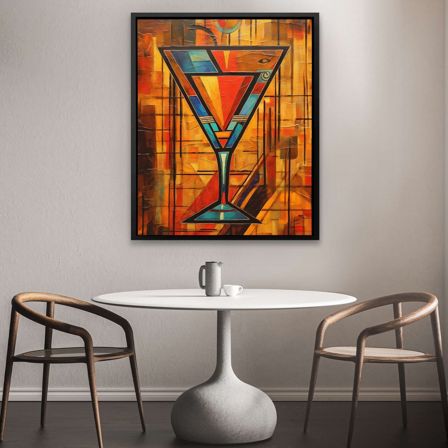 Egyptian Cocktail - Red Egyptian Canvas Print
