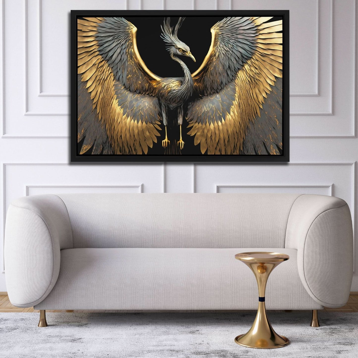 Egyptian Crane - Oversized Animals Canvas Wall Art