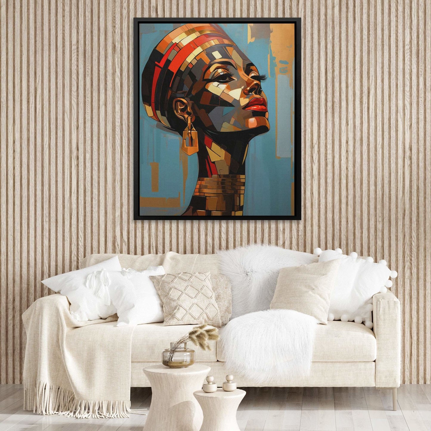 Egyptian Goddess - Framed Art Print