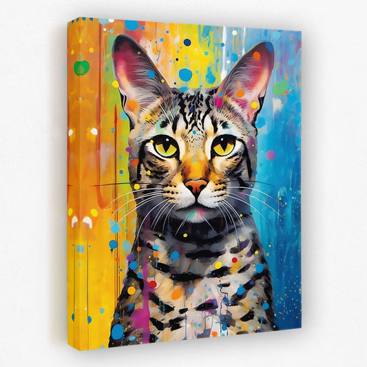 Egyptian Mau - Animals Canvas Wall Art
