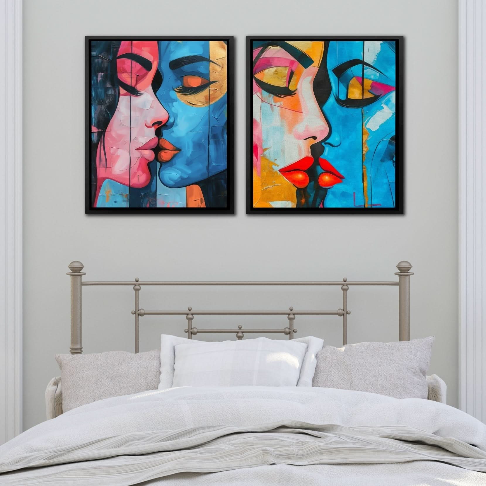 Electric Connection - Face Art for Bedroom