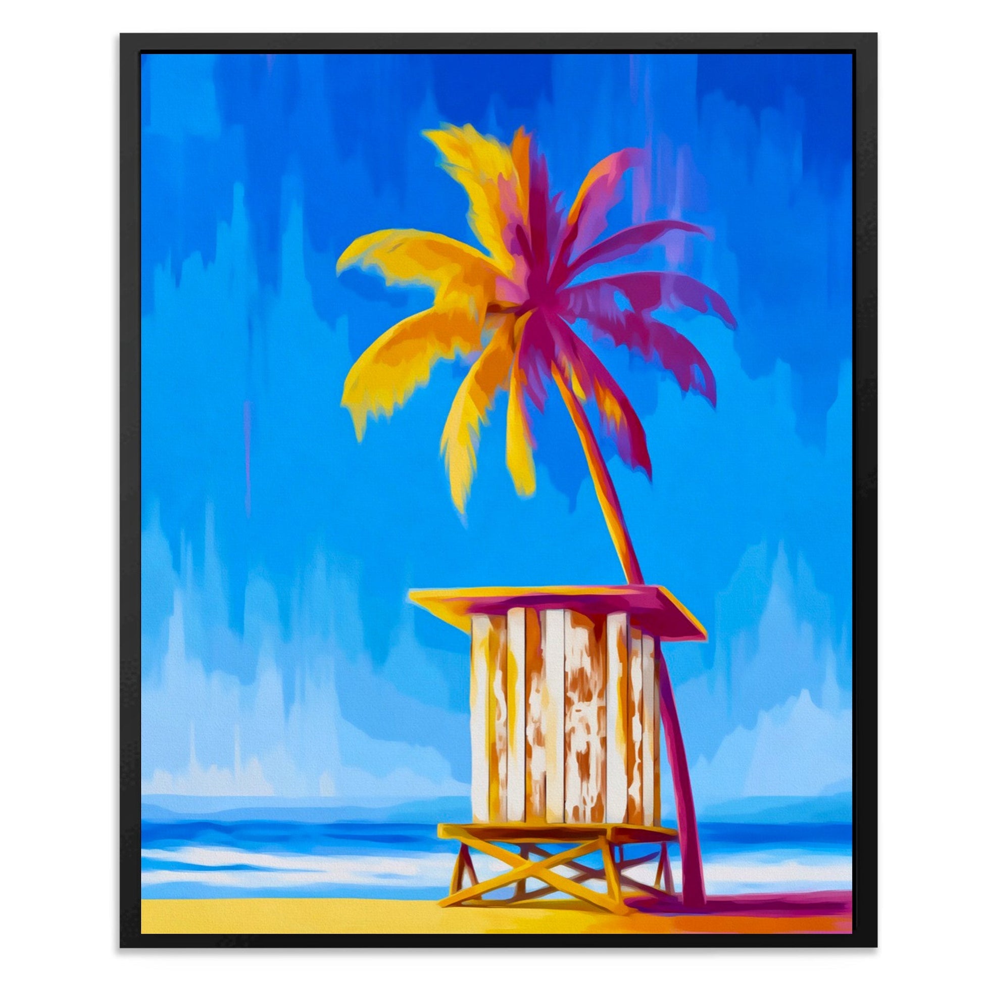 Electric Paradise Watch - Luxury Wall Art