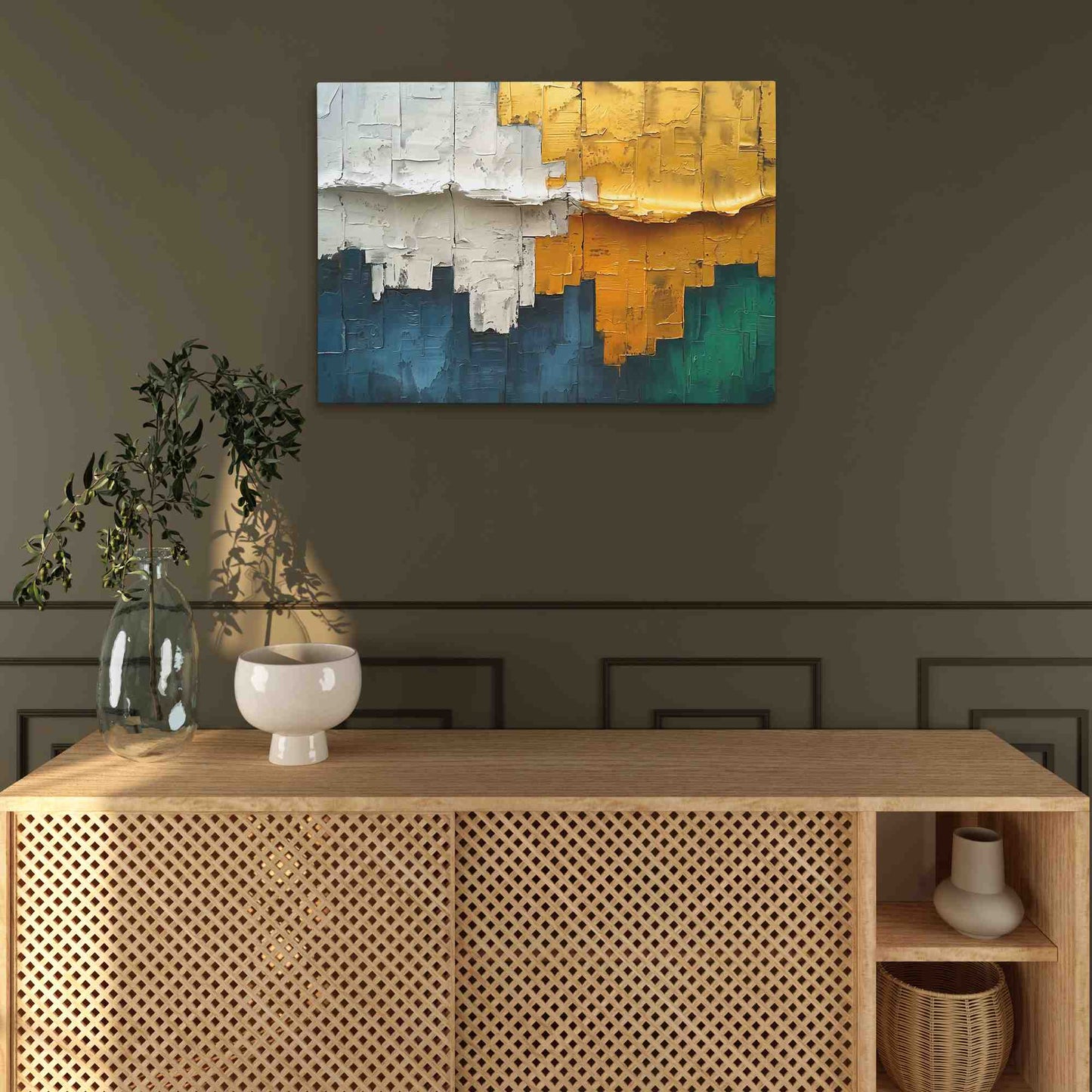 Elegant Essence - Large Abstract Canvas Print