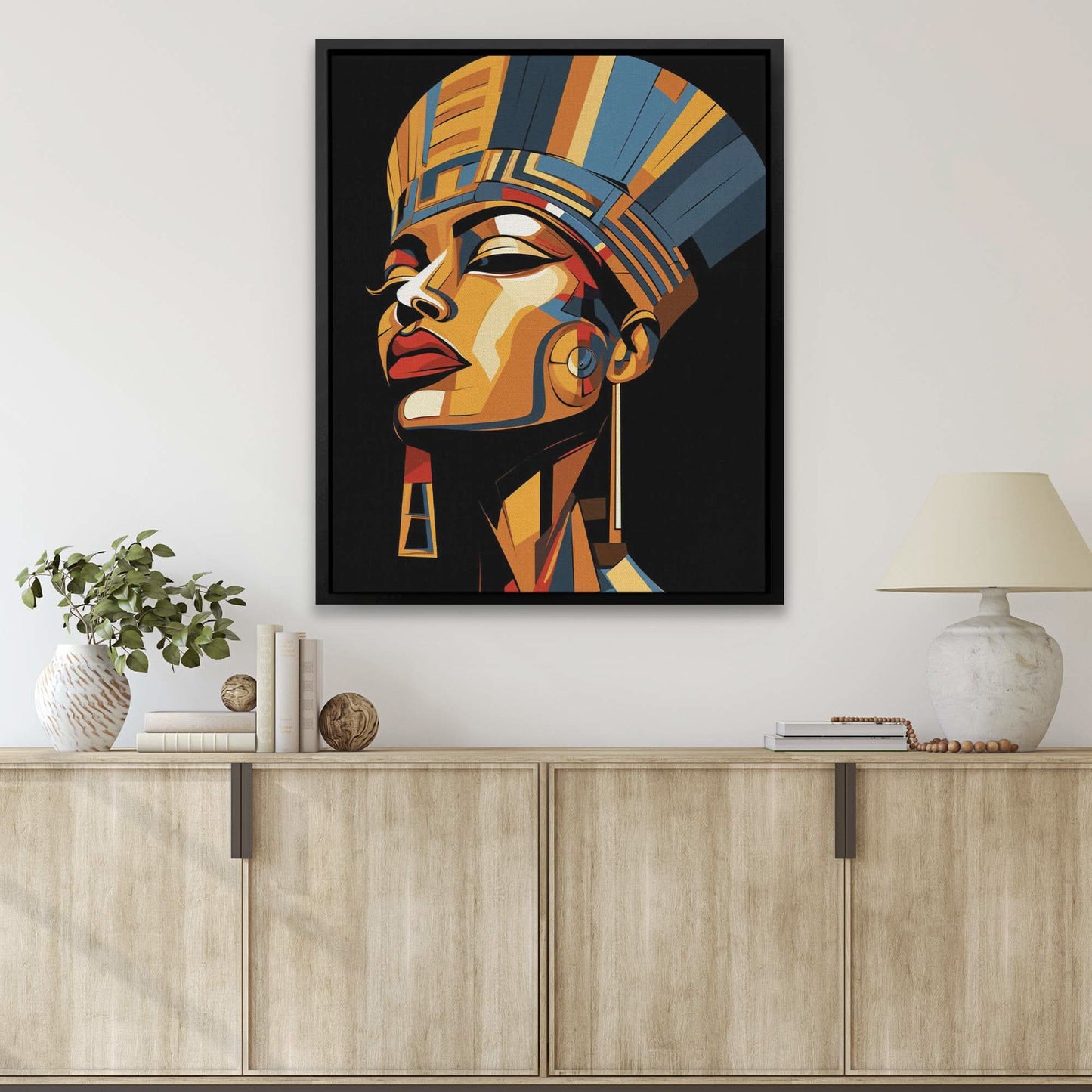 Elegant Gala - Blue Canvas Wall Art