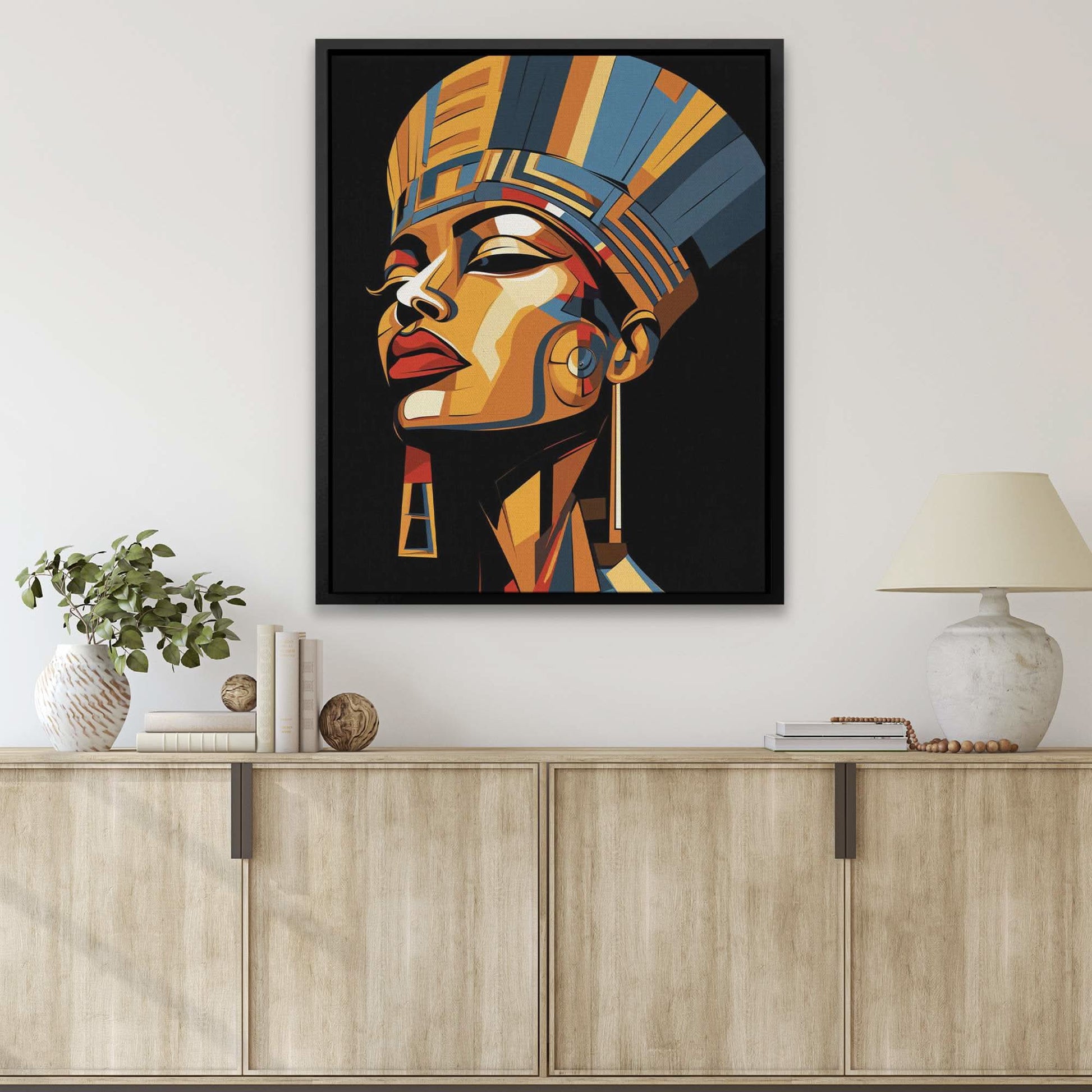 Elegant Gala - Blue Canvas Wall Art