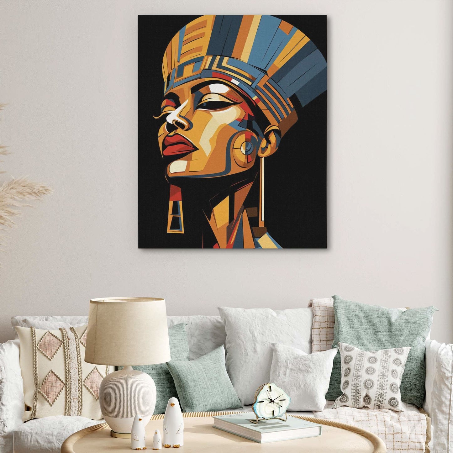 Elegant Gala - Wall Art in Black Frame