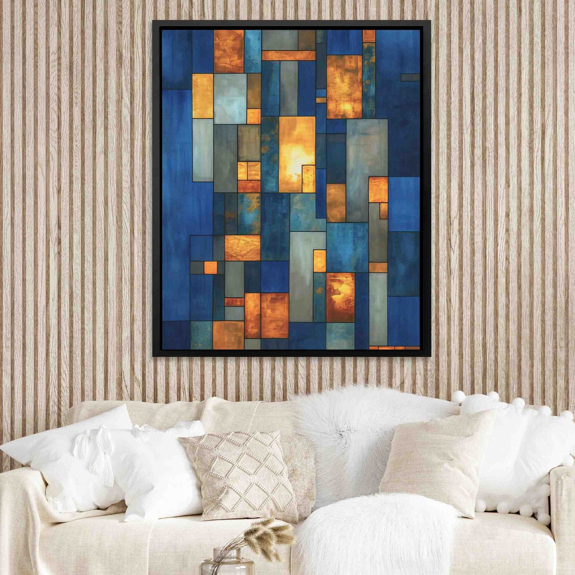 Elegant Illusion - Large Abstract Canvas Print