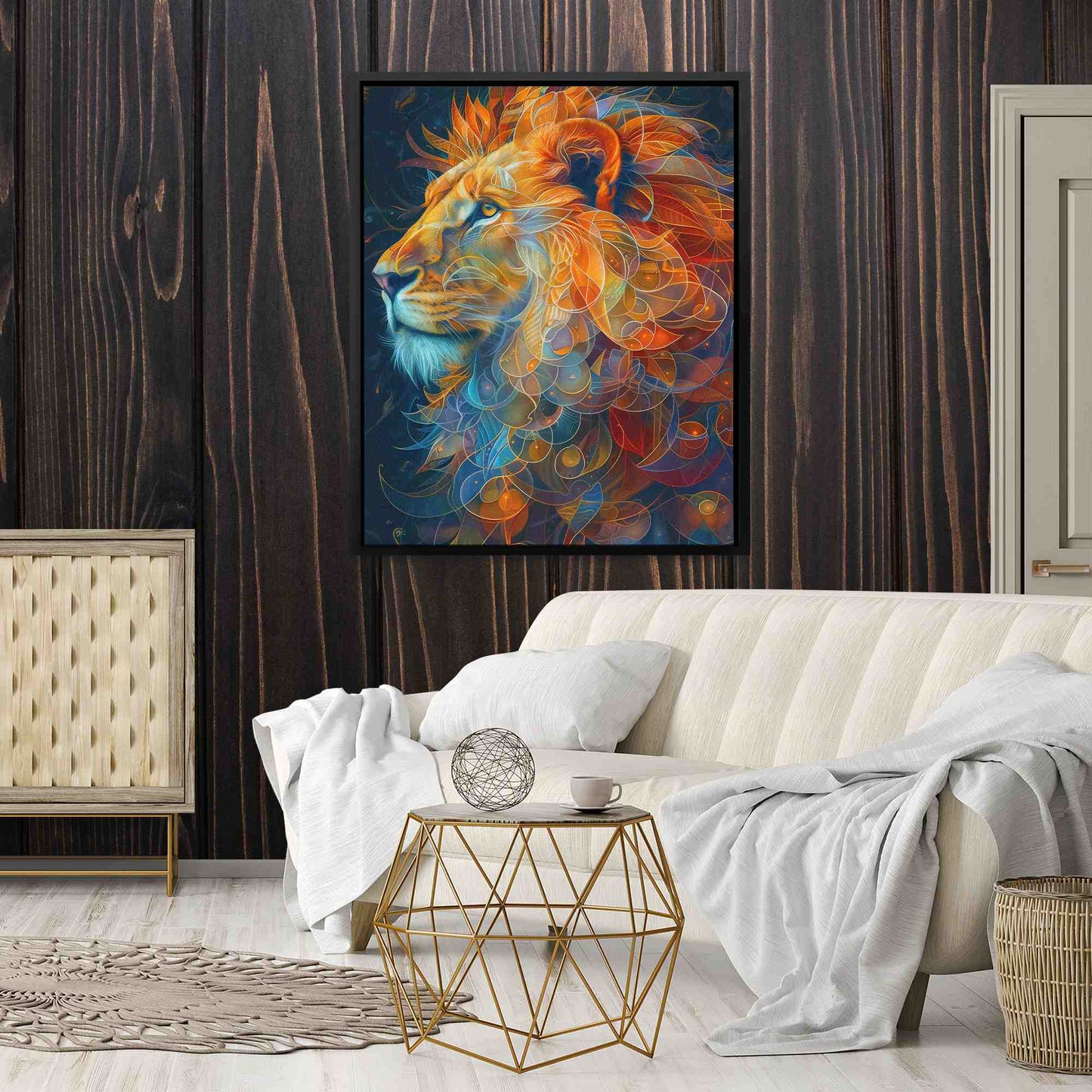 Elegant Lion - Canvas Wall Art