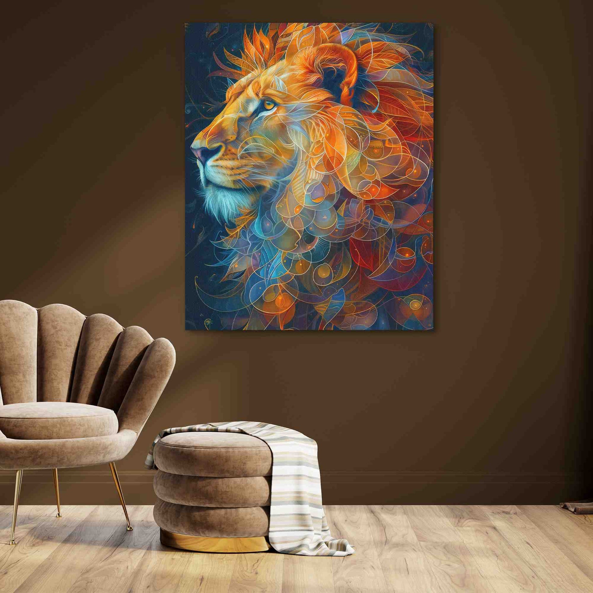 Elegant Lion - Framed Art Print