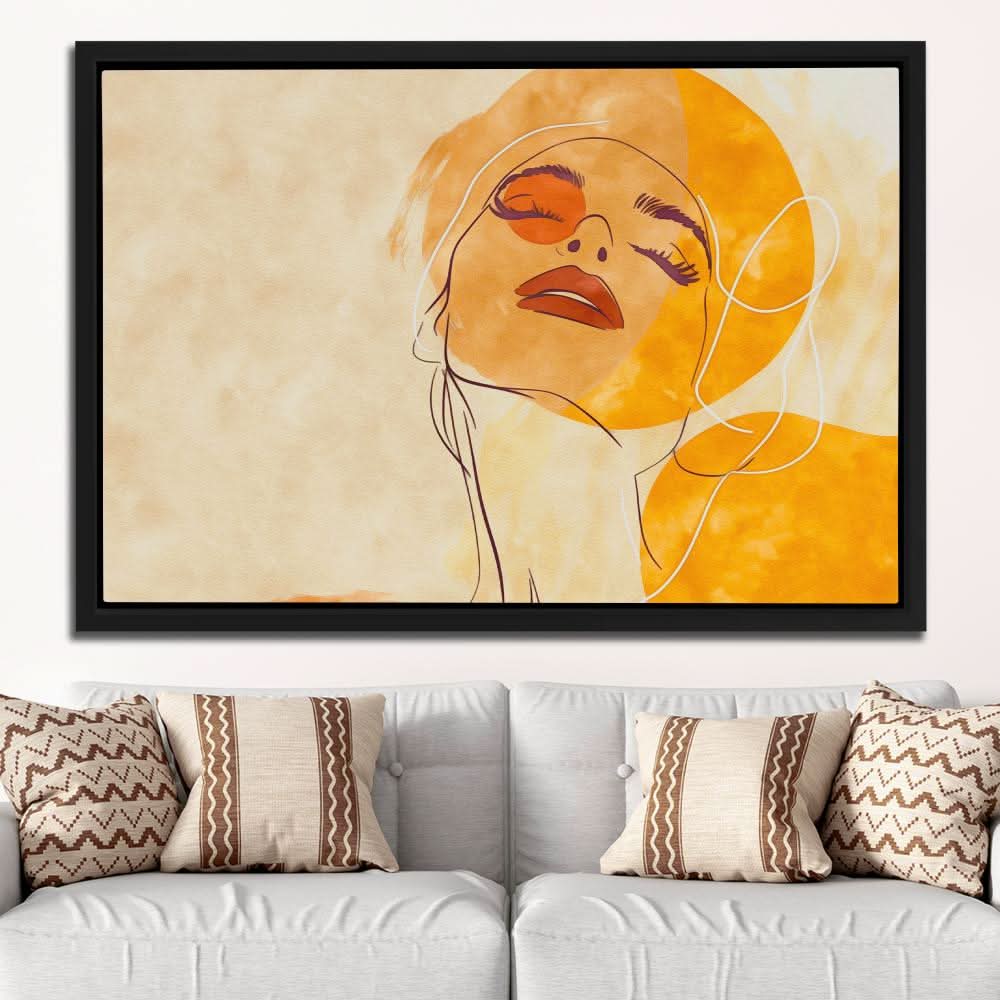 Elegant Muse - Large Figurative Canvas Print