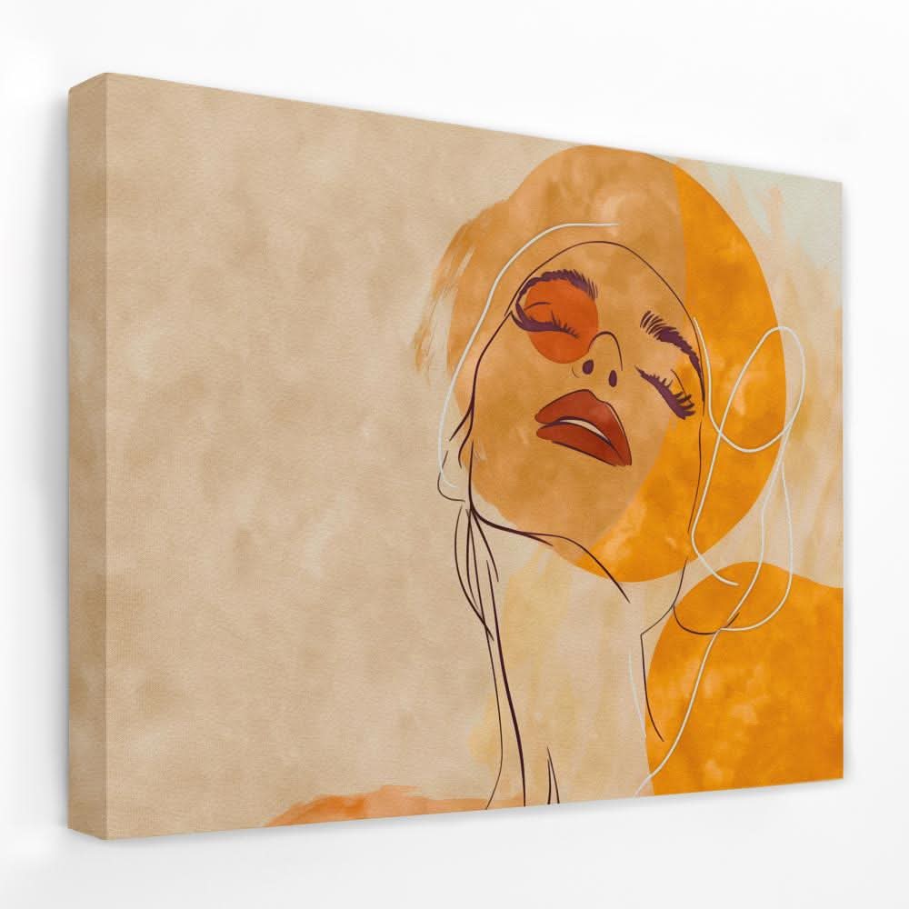 Elegant Muse - Woman Canvas Wall Art