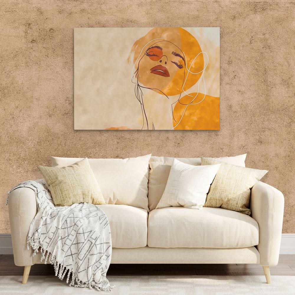 Elegant Muse - Minimalist Neutral Canvas Wall Art