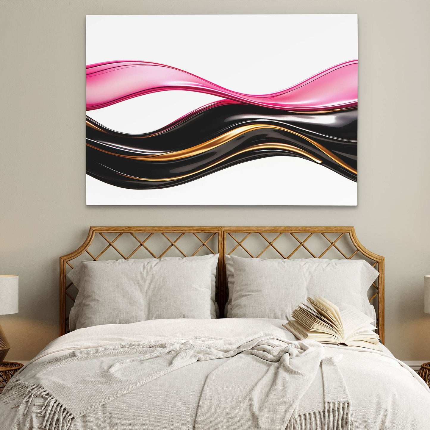 Elegant Spirit - Minimalist White Canvas Wall Art