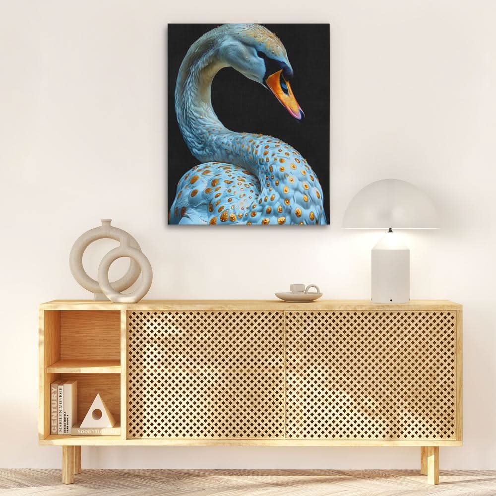 Elegant Swan - Animals Art for Bedroom