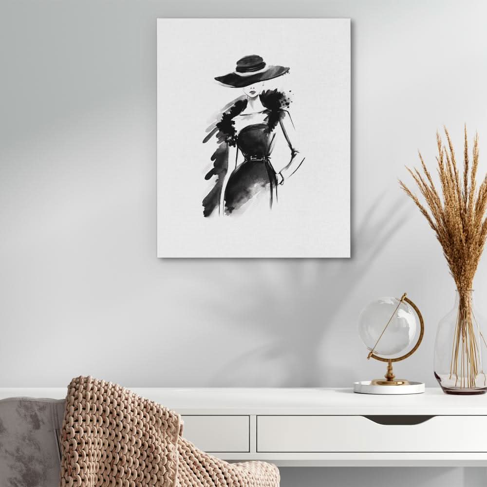Elegant Woman - Canvas Print