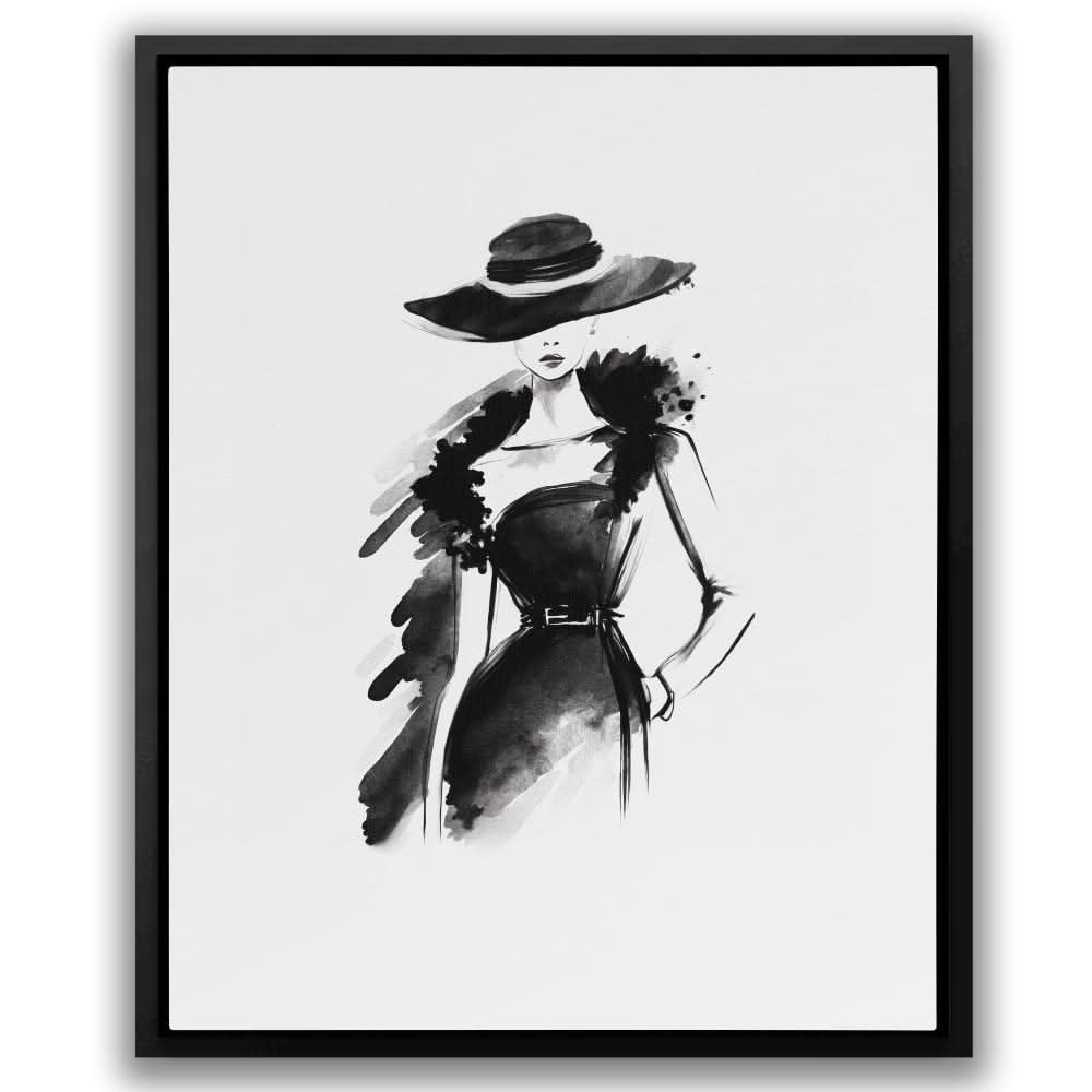 Elegant Woman - Canvas Wall Art
