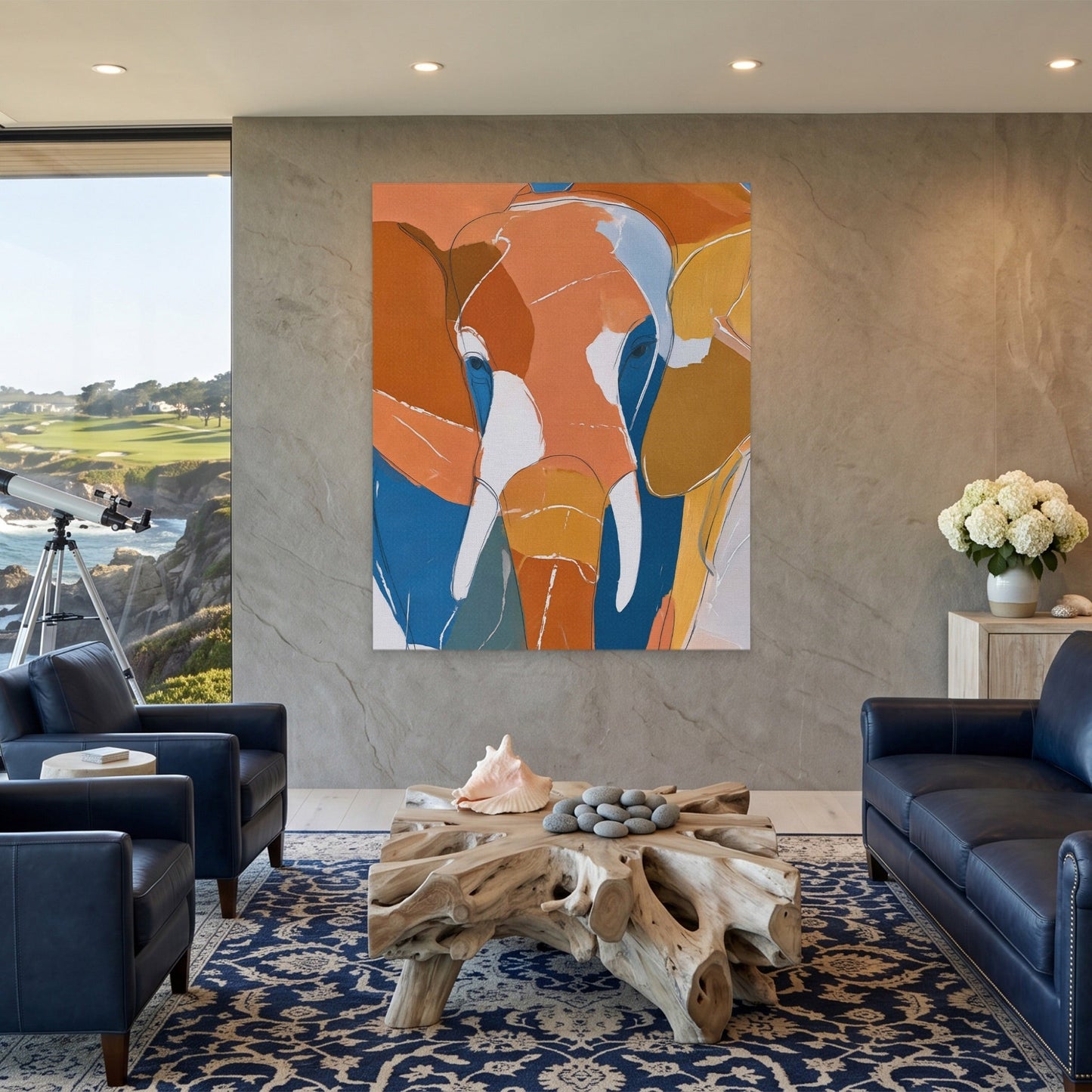 Elephant Earth Geometric