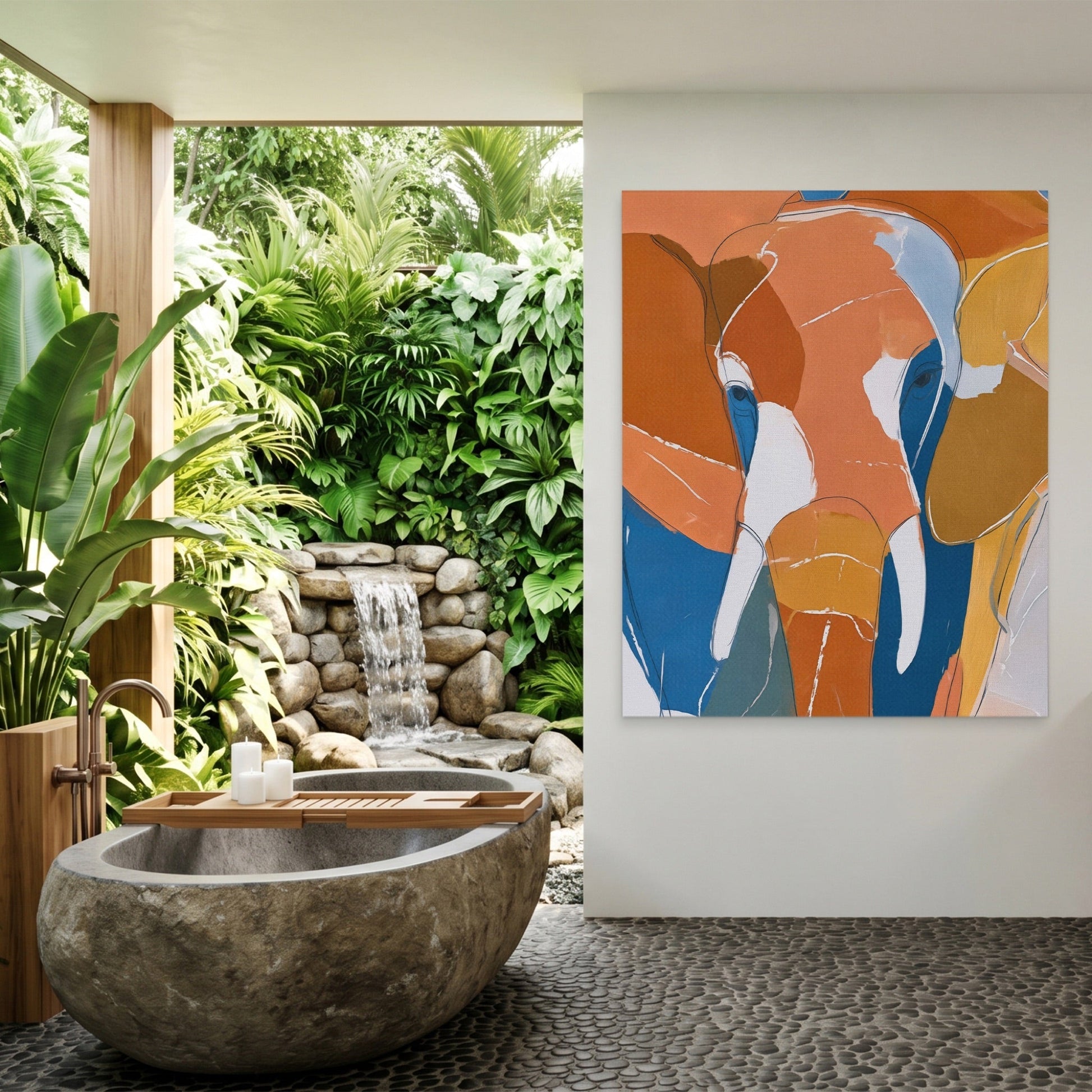 Elephant Earth Geometric