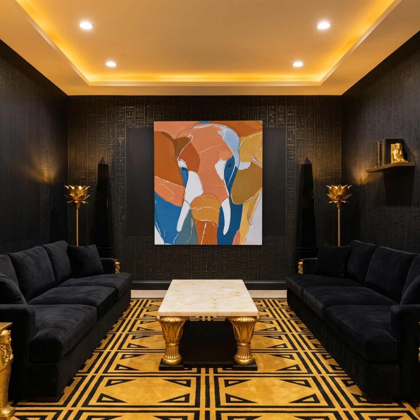 Elephant Earth Geometric
