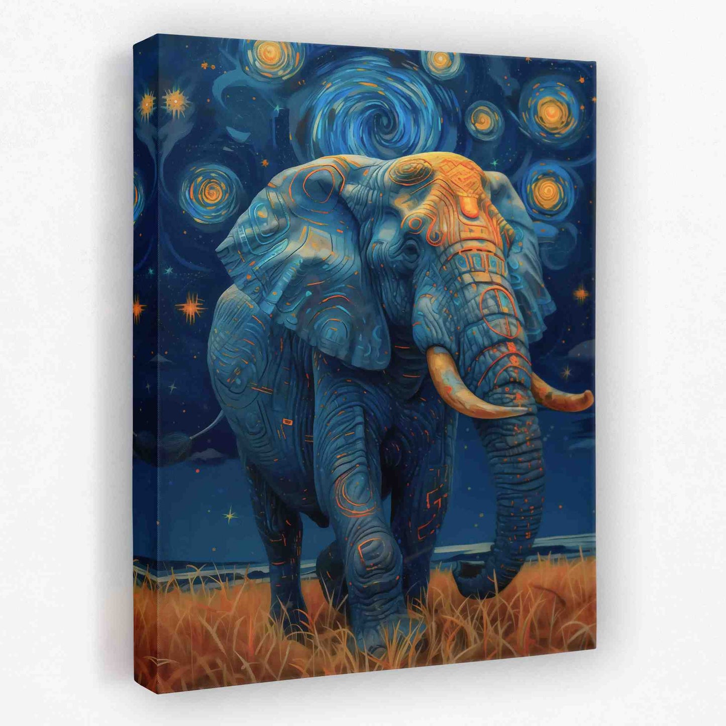 Elephant Ecstasy - Africa Canvas Wall Art