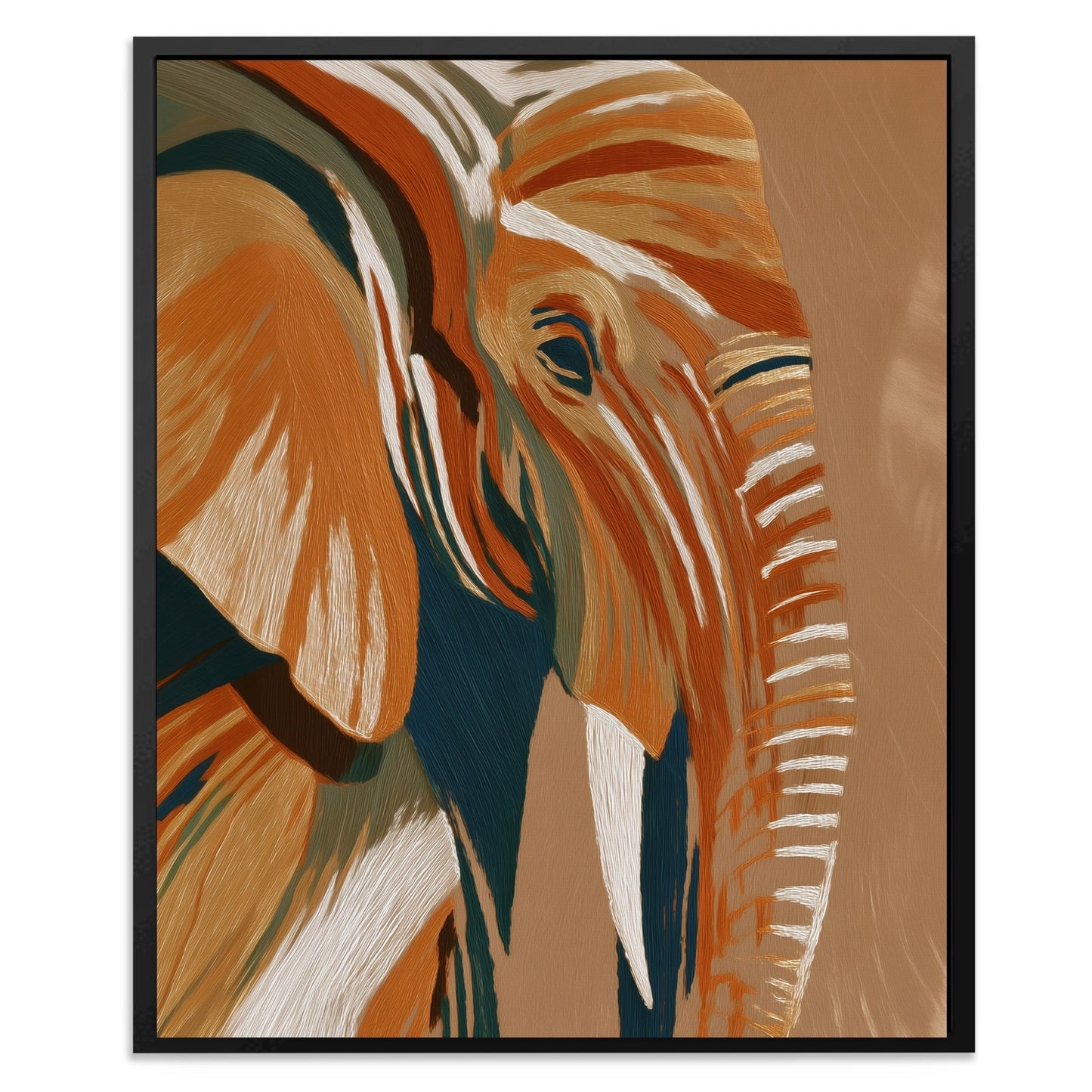 Elephant Navy Gold