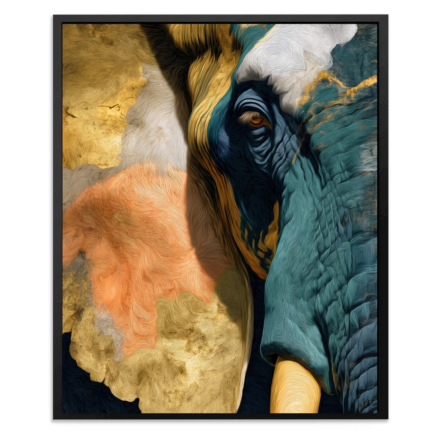 Elephant Ochre Embrace