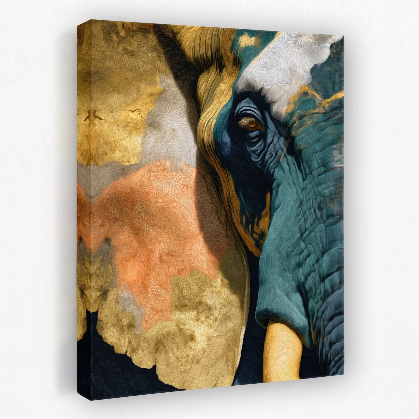 Elephant Ochre Embrace