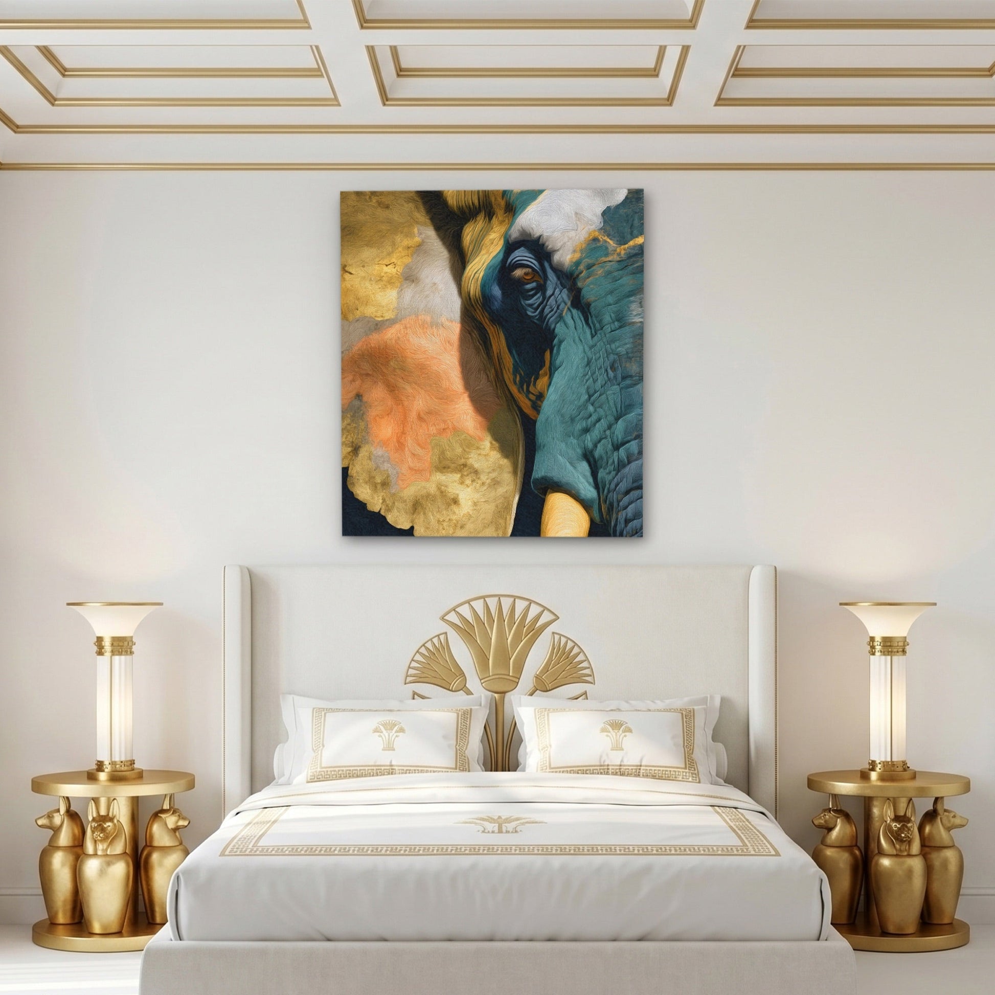 Elephant Ochre Embrace