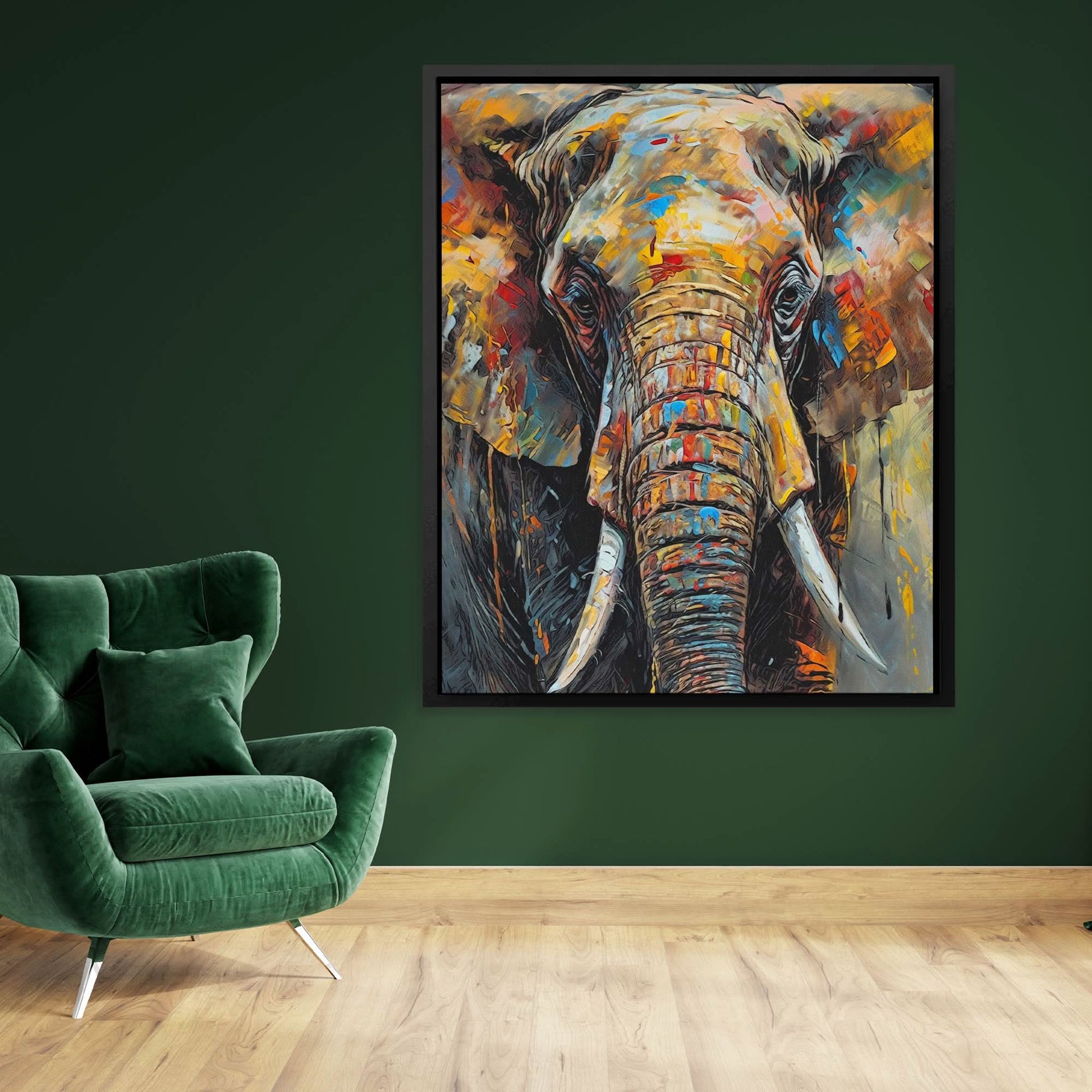 Elephant's Memory - Canvas Wall Art
