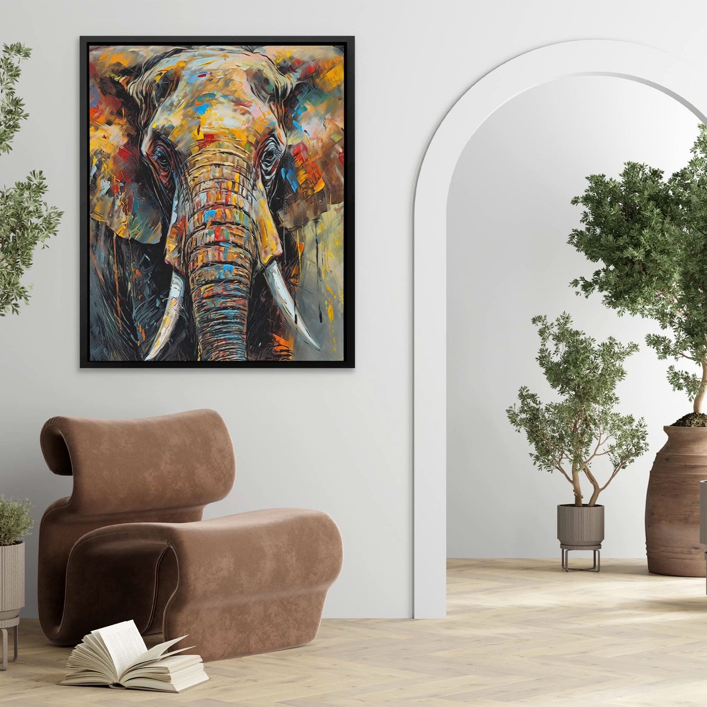Elephant's Memory - Large Canvas Print