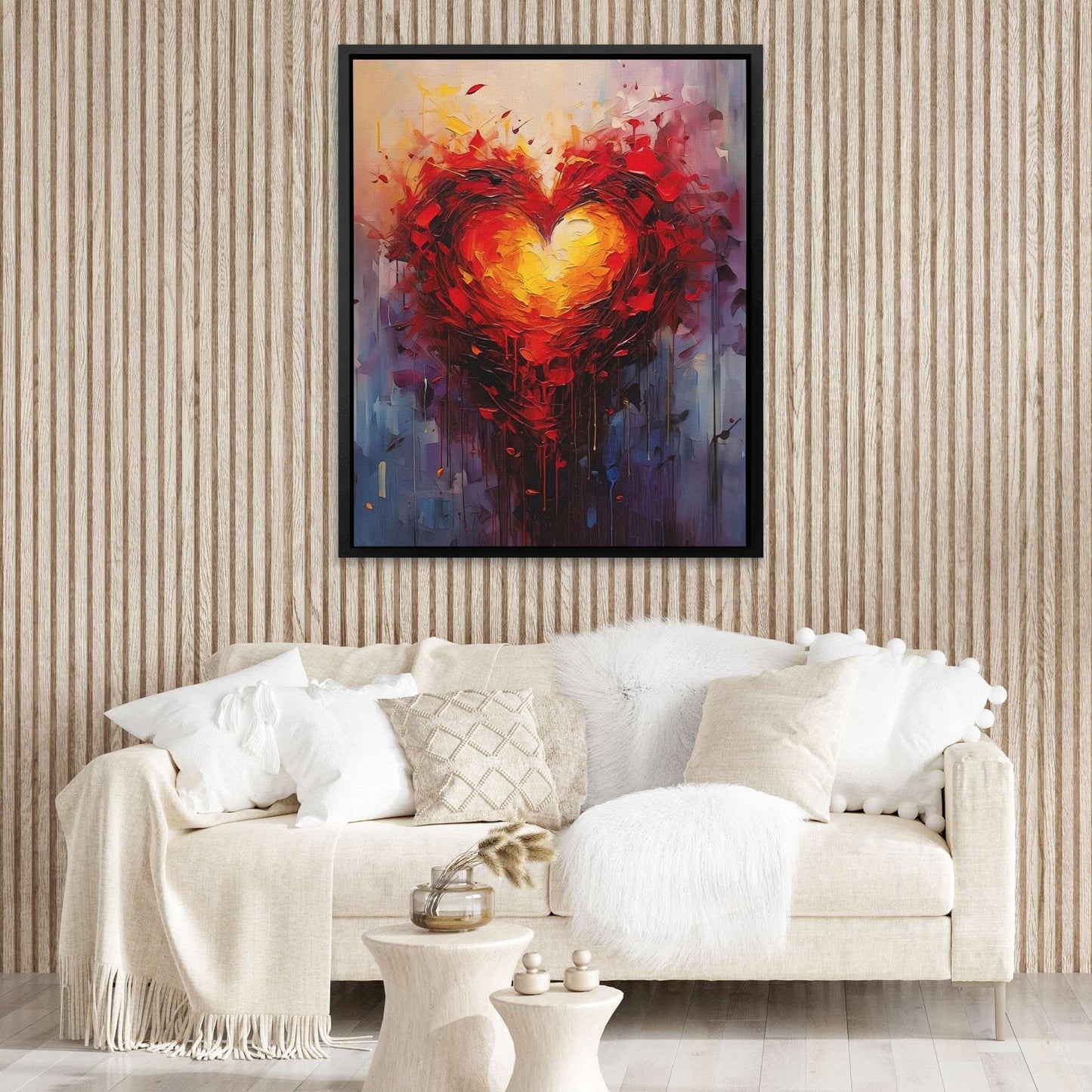 Ember of Love - Oversized Canvas Wall Art