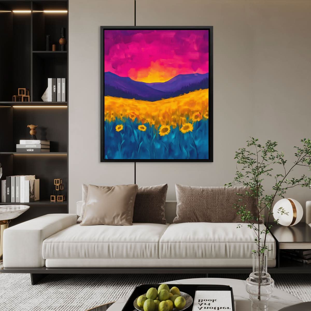 Ember Skies - Colorful Canvas Wall Art