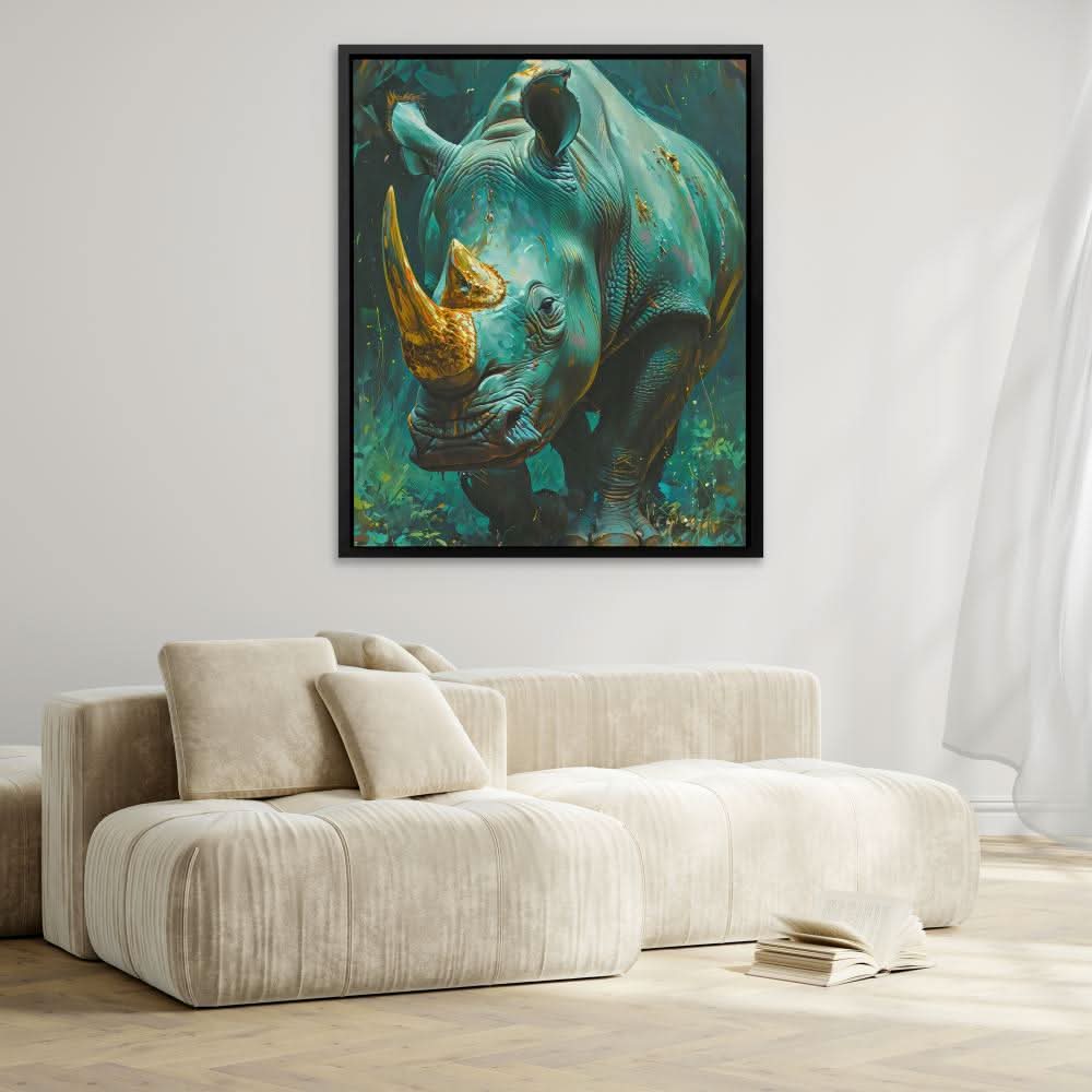 Emerald Behemoth - Large Canvas Print