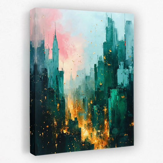 Emerald City - Emerald Canvas Wall Art