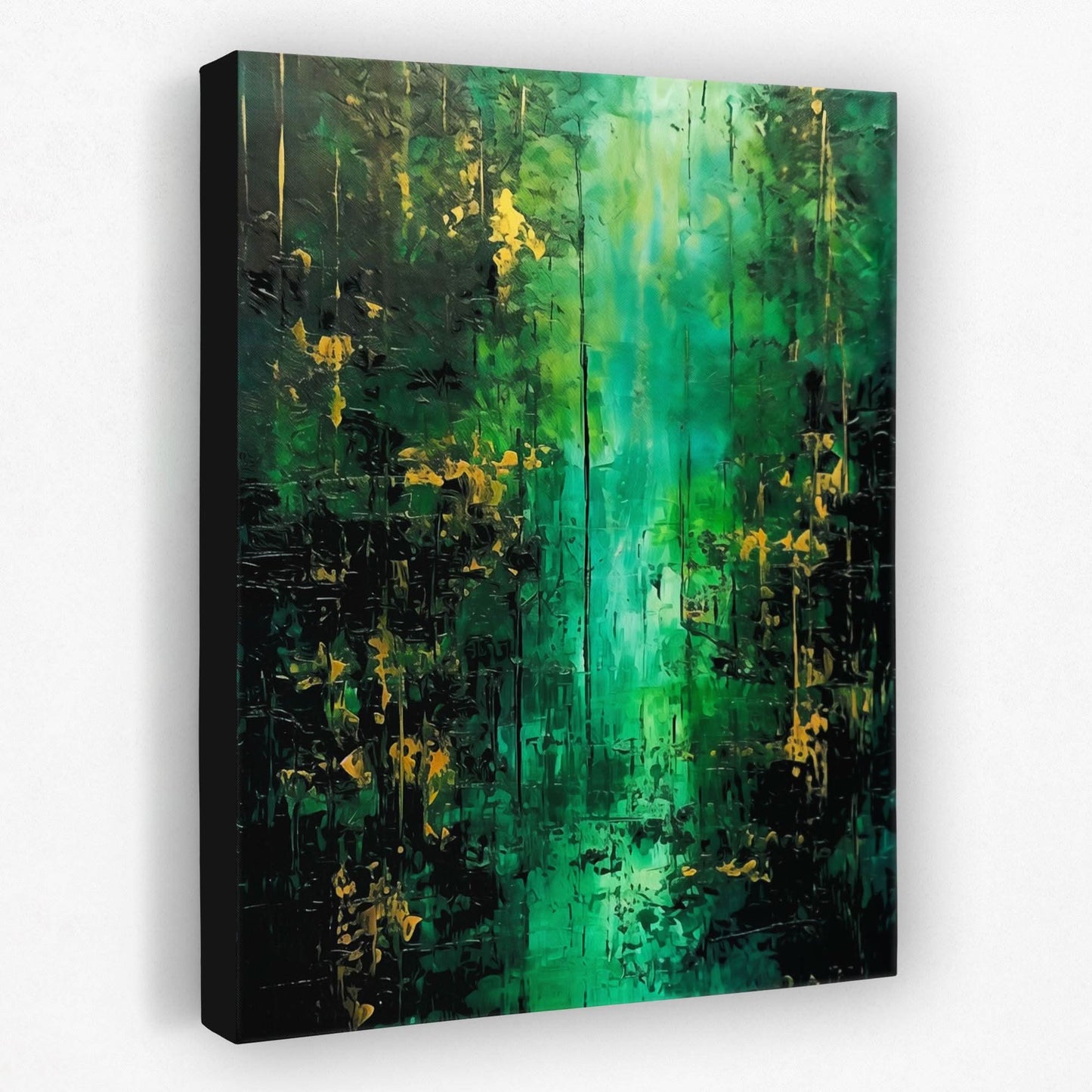 Emerald Mist - Emerald Canvas Wall Art