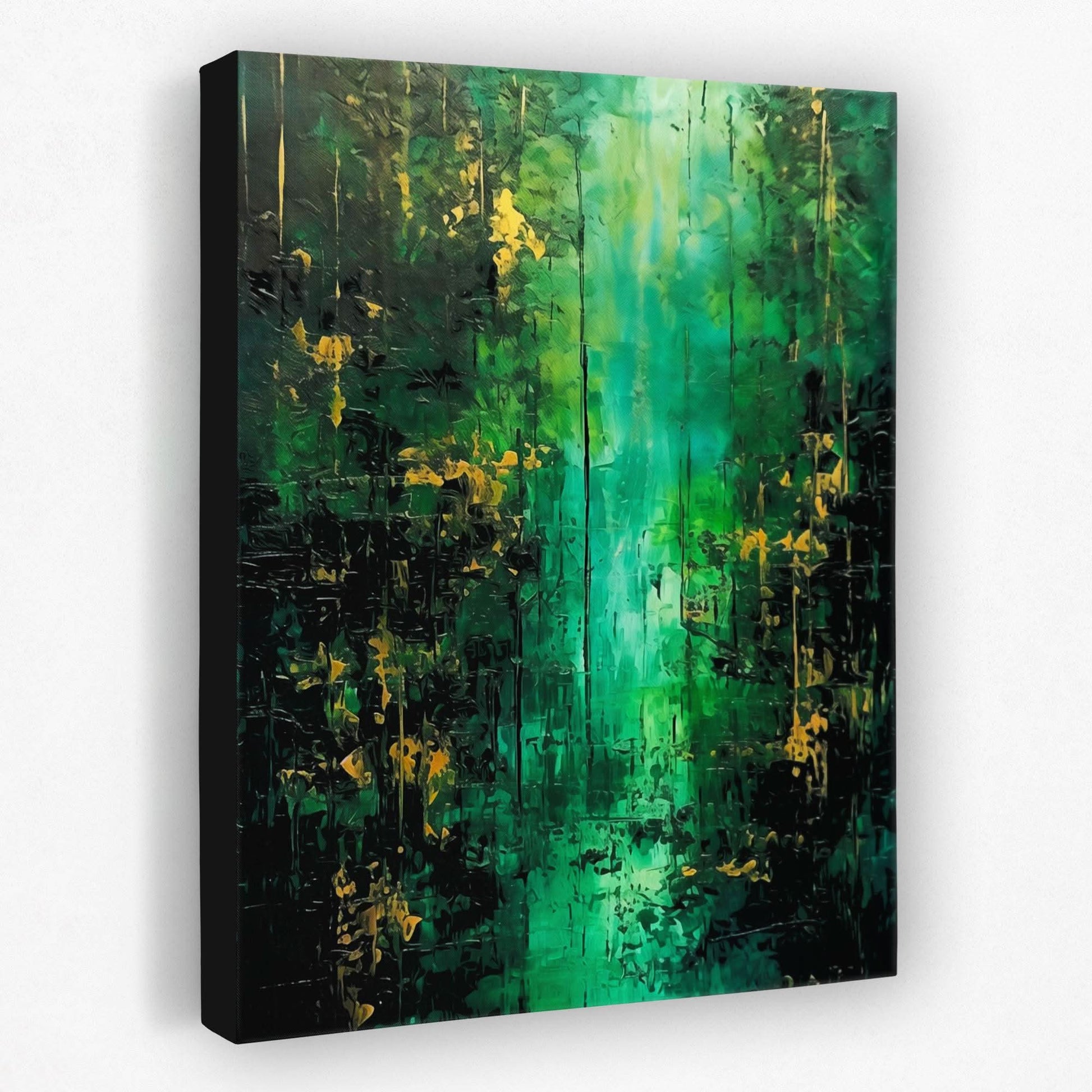 Emerald Mist - Emerald Canvas Wall Art