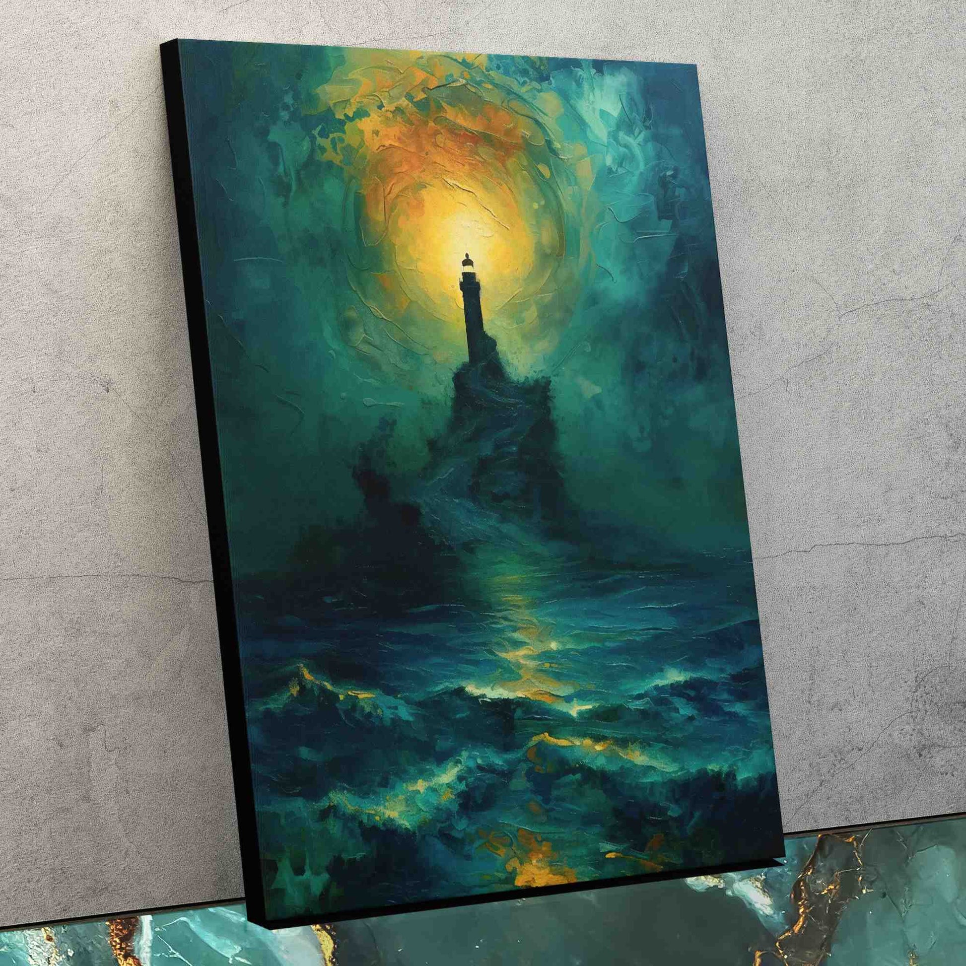 Emerald Night Sky - Green Wall Art