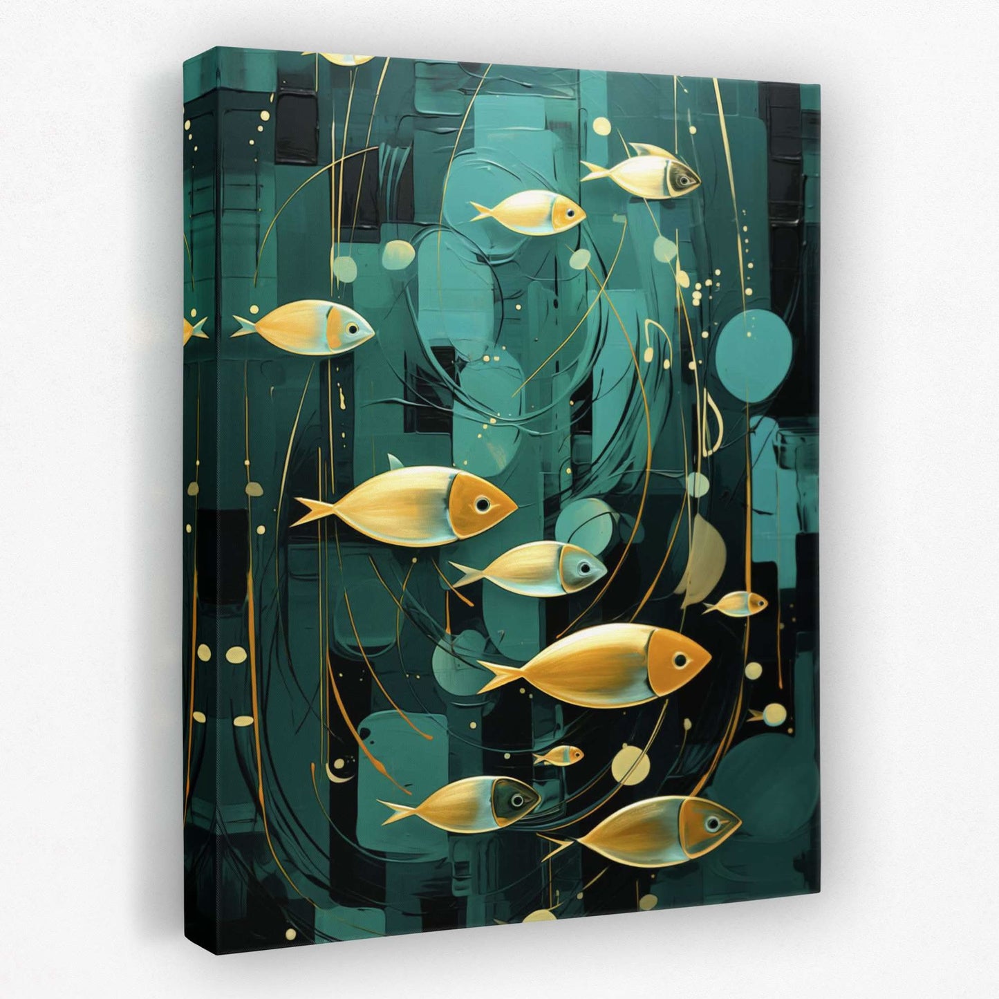 Emerald Oasis - Emerald Canvas Wall Art